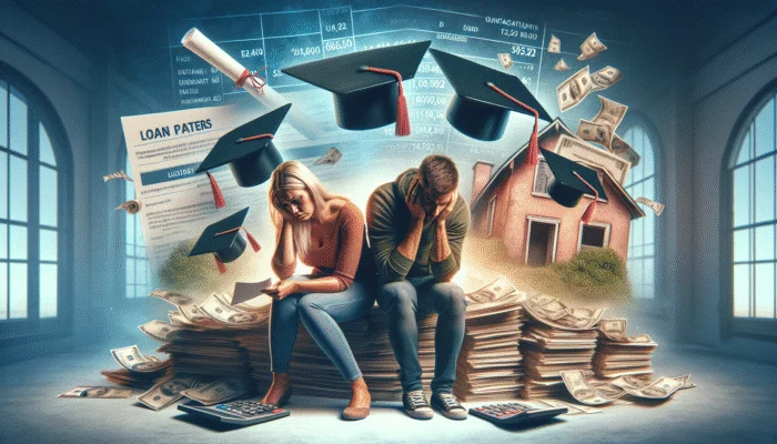 A Texas couple struggles with payday loan debt, unable to save for homeownership and education.