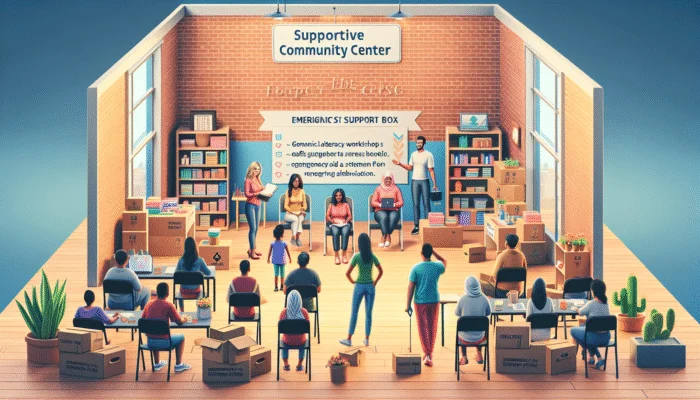A Texas community center offering financial literacy workshops and emergency aid to alleviate payday loan stress.
