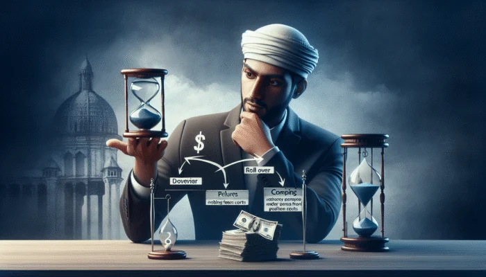 Person managing finances, reducing payday loan rollover costs by early payment, comparing fees, and negotiating terms.