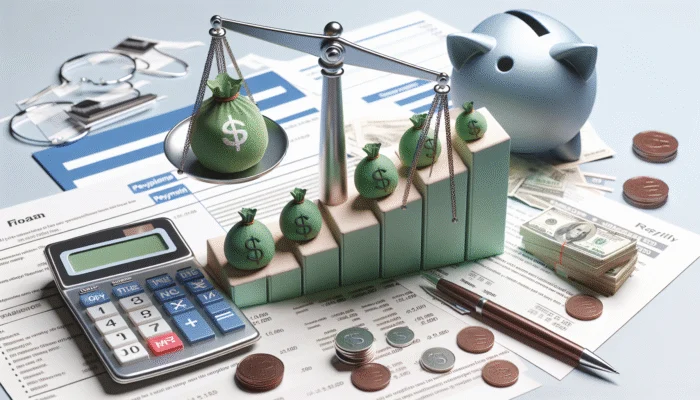 Infographic showing factors like interest rates, fees, and repayment terms impacting payday loan costs.